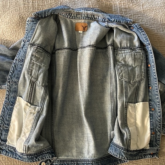 American Eagle Vintage Denim Jacket | Mens Medium with inside pockets - Picture 5 of 9